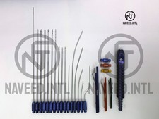 Kit de Cánula 23 Piezas Liposucción Luer Lock Injerto de Grasa Cosecha Infiltración