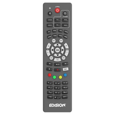 Edision Fernbedienung EDI-RCU 5 Learn OS für viele Edision Receiver