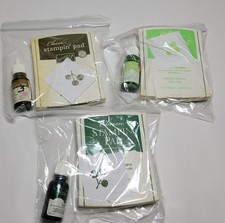 STAMPIN UP CLASSIC INK PADS WITH MATCHING REFILL BOTTLES LOT OF 3