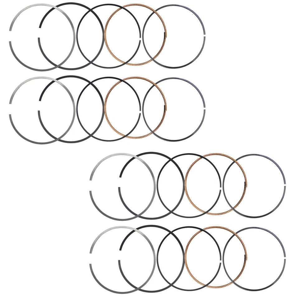 Kit de 4 anillos de pistón reconstruidos STD 76 mm para Yamaha VX1100 2005-2015 6D3-11603-00-0 Foto 2 de 4