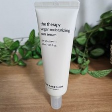 THE FACE SHOP The Vegan Moisturizing Sun Serum 50ml SPF50 PA   NEW