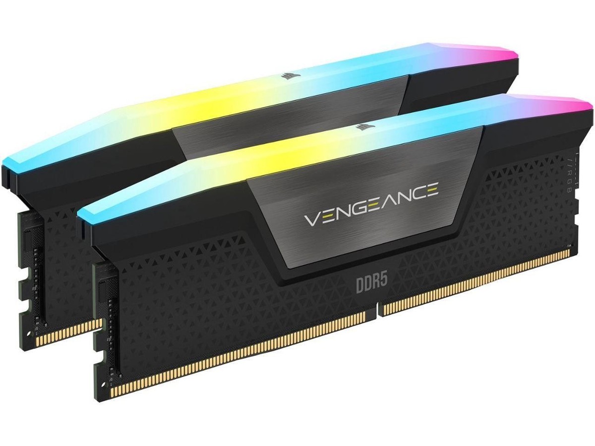 CORSAIR Vengeance RGB 128GB (2 x 64GB) 288-Pin PC RAM DDR5 6400