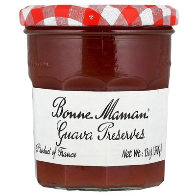 Bonne Maman 13 oz. GUAVA PRESERVES Tropical Fruit Spread Jam Jelly * BB 1/2027 *