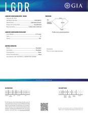 OVAL Cut 3.13 Ct G Color VS1 Clarity Lab Grown GIA Certified CVD Diamond 526.84 per carat