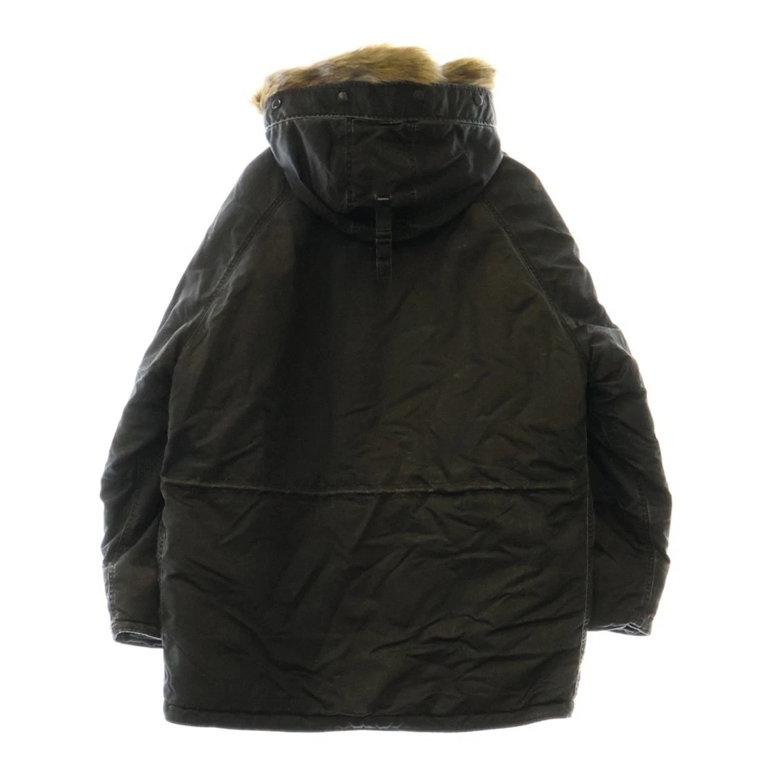 SUPREME 24aw Washed Flight Satin N 3b Parka militare felpa con cappuccio zip giacca u
