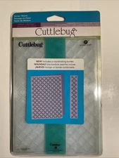 Cuttlebug Wicker Weave Embossing Folder And Border Scrapbooking And Paper Crafts