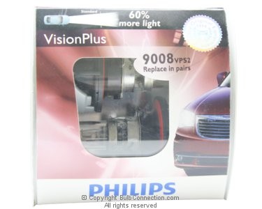 NEW Philips BC9710 9008(H13) Vision Plus 2- 9008VPS2 