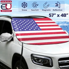 Winter Car Windshield Cover Magnetic Snow Ice Frost Freeze Sun Shade Protector
