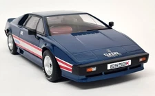 KK 1/18 - Lotus Esprit Turbo Essex 1981 Blue Diecast Scale Model Car