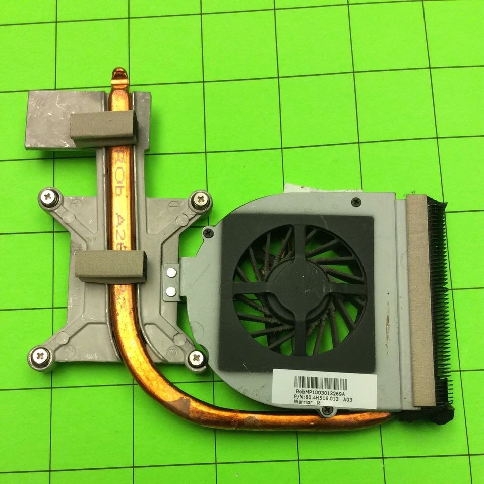 Compaq CQ60-615DX Laptop Computer Fan with Heat Sink 489126-001 KSB05105HA - Image 2 of 4