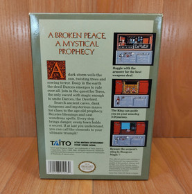 CLEAN BOX CIB Dungeon Magic Sword of Elements complete in nintendo nes VGC lot