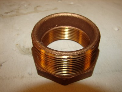 DIXON SA NPT 2'' X 1-1/2'' BRASS REDUCER ***NEW***