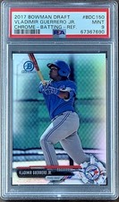 2017 VLADIMIR GUERRERO JR Bowman Chrome REFRACTOR Draft PSA 9 Rookie RC #BDC150