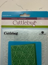 Provo Craft Cuttlebug Kassie's Brocade Embossing Folder 2000215 Crafts Art