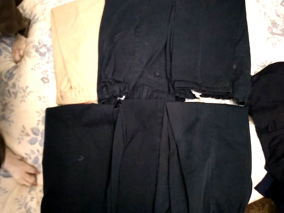 BONITO 10 PIEZAS Lote de Uniformes Escolares-Talla 10 2 Camisas, 6 Pantalones, 1 Skort, 1 Pantalones Cortos Foto 2 de 4