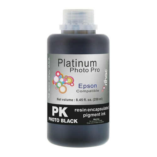 Rihac 250ml Photo Black PK Pigment Ink for Epson 3800 3880 Stylus Photo Printer - 第 2/2 張圖片