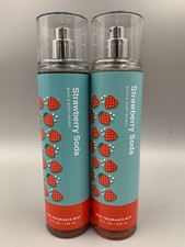 Bath  Body Works Strawberry Soda Fine Fragrance Mist 8 fl oz S/2 9405