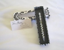 Vera Bradley FANFARE BALL POINT Pen BLACK INK for PURSE Tote BACKPACK bag NWT