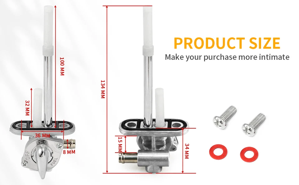 Válvula de combustible Petcock para Yamaha Royal Star 1300 XVZ 1300 XV 1700 2004-2013 Foto 4 de 4