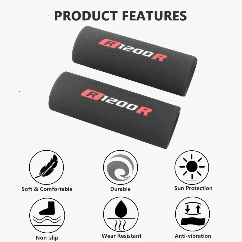 Empuñaduras de manillar R1200R para BMW R1200R 2006-2025 R 1200 R LC Foto 3 de 4