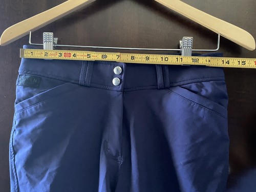 Dover Saddlery Breeches Womens 28 Blue Horse Riding Pants Equestrian EUC - Picture 3 of 8