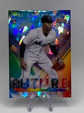 2021 Bowman's Best Jazz Chisholm Jr. Future Vibrance Atomic Refractor RC Marlins