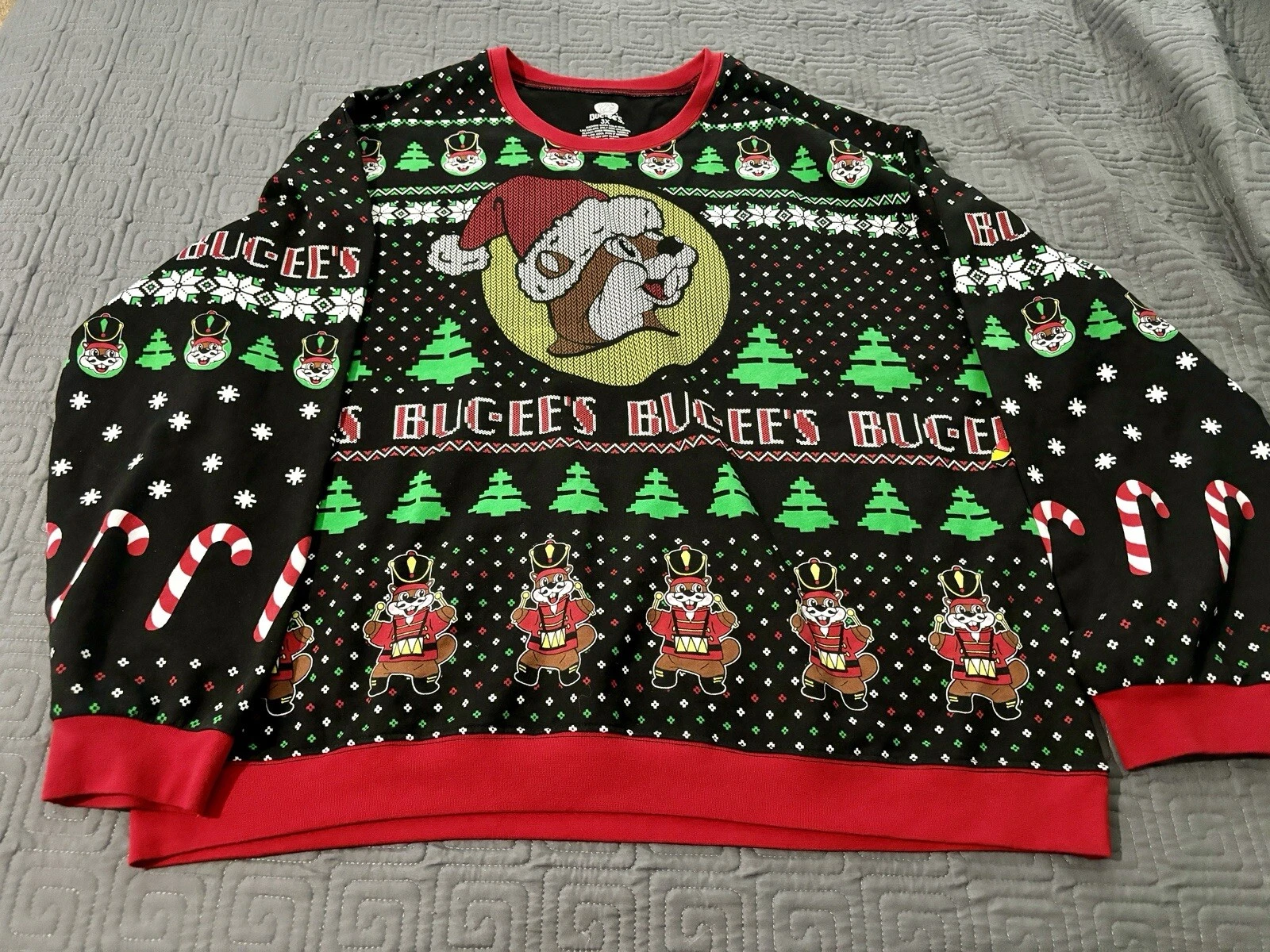 Bucees Sweater Mens 3XL Ugly Christmas XXXL Buc-ees
