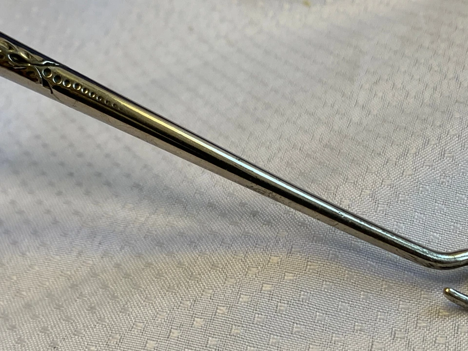 Botas corsé tirador de encaje Estate Find con gancho de botón de plata esterlina de colección Foto 4 de 4