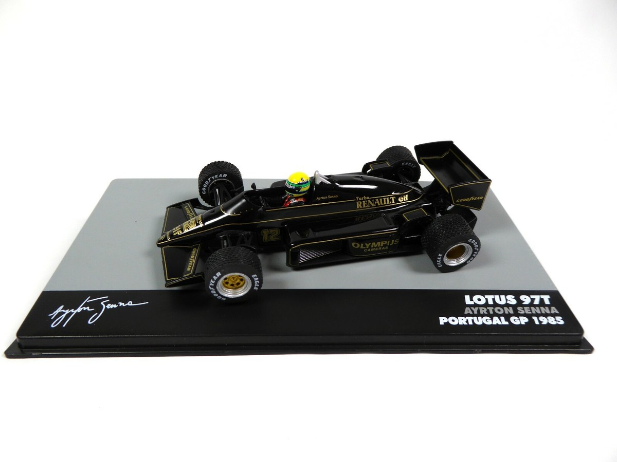 ミニカー Lotus Renault 97T Ayrton Senna 1/43 Formula 1 Lotus 97T Ayrton Senna Winner Portugal GP 1985 1