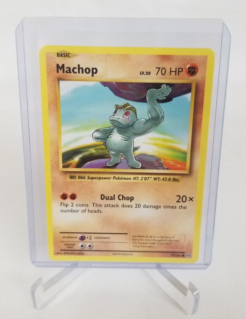 Machop Basic 57/108 Pokemon 2016 Card | eBay