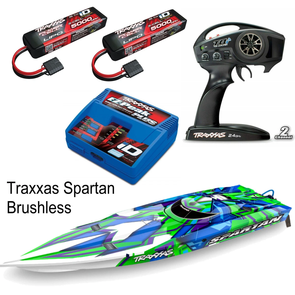 Traxxas spartan batteries deals