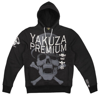 YAKUZA PREMIUM Hoody Herren Sweatshirt Dirty Money Skulls YPS3526