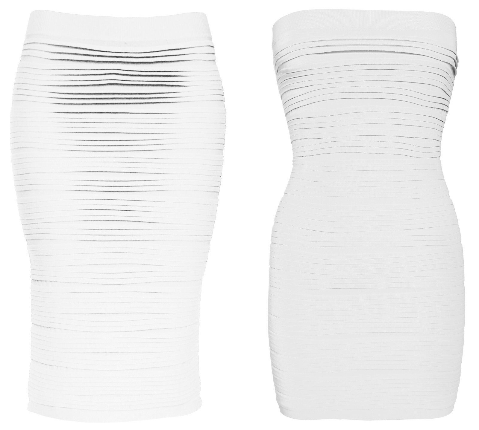 Midi Bodycon Skirt In One