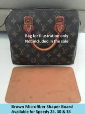 Brown Microfiber Base Shaper Liner Board that fits the Speedy 25 30 35 Bag