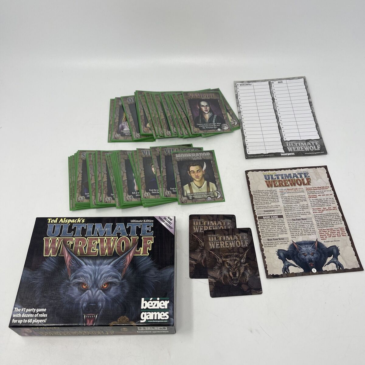 Ultimate Werewolf: Ultimate Edition, Board Game