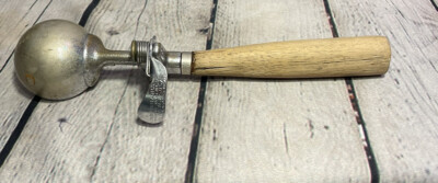 Vintage Hamilton Beech Ice Cream Scoop Pat. Pend. Wood Handle