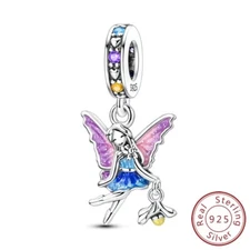 MULA 925 Sterling Silver DIY Charm AAA CZ Elf Light pendant For Women Bracelet