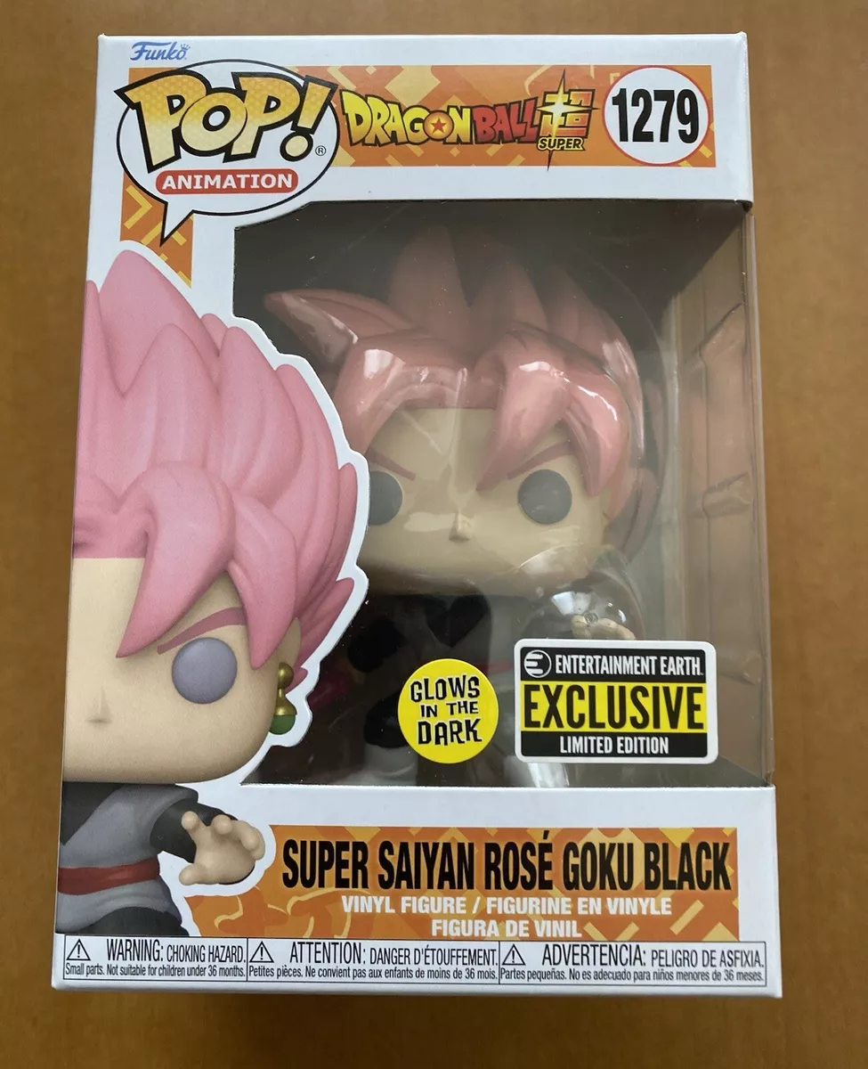 Dragon Ball Super Saiyan Rose Goku Black Glow-in-the-Dark Funko Pop! Vinyl  Figure #1279 - Entertainment Earth Exclusive