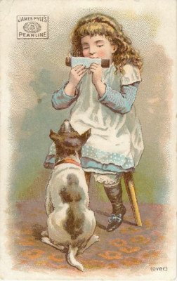c1880s James Pyle's Pearline Washing Compound - Victorian Trade Card