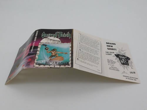 Sacred Reich Surf Nicaragua (1988) Cassette Metal Blade Records Metal TESTED - Picture 11 of 12