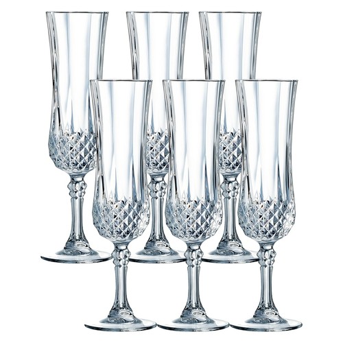 Eclat Cristal d'Arque Longchamp Cognac Wine Tumbler Champagne Crystal Glasses - Picture 31 of 71