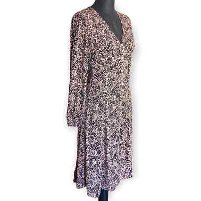 aritzia leopard shirt dress Only Slip Satin Midi Dress