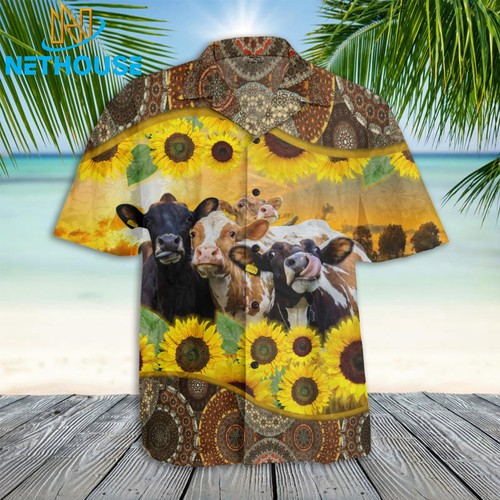 sunflower hawaiian shirt