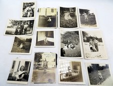 Vintage 1940's Lot of 30 Black White Photographs - Children, Families, Pets