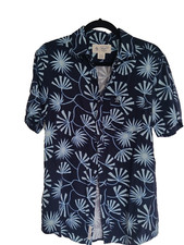 Original Penguin Men's Botanical Short Sleeve Button-Up Shirt Size Small