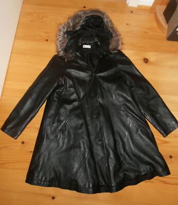 Leather coat coat Fabiani size 38 - new and unworn -