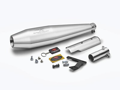 Fit For Honda H'ness CB 350 ''Red Rooster Pegasus Exhaust Silencer, Polished''