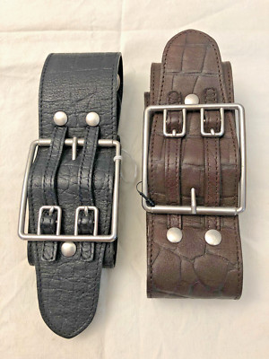 Texier 11550 Damengürtel Leder Krokoform