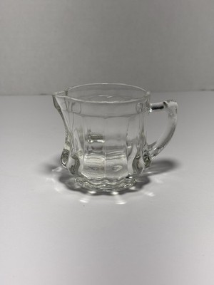 Vintage Post Cereal Promotional Clear Glass Measured Creamer Very Good Condition
