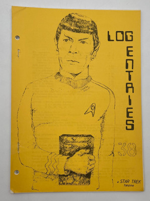 Star Trek TOS Enterprise ''Log Entries'' #38 Gen Fanzine UK First Printing   1980